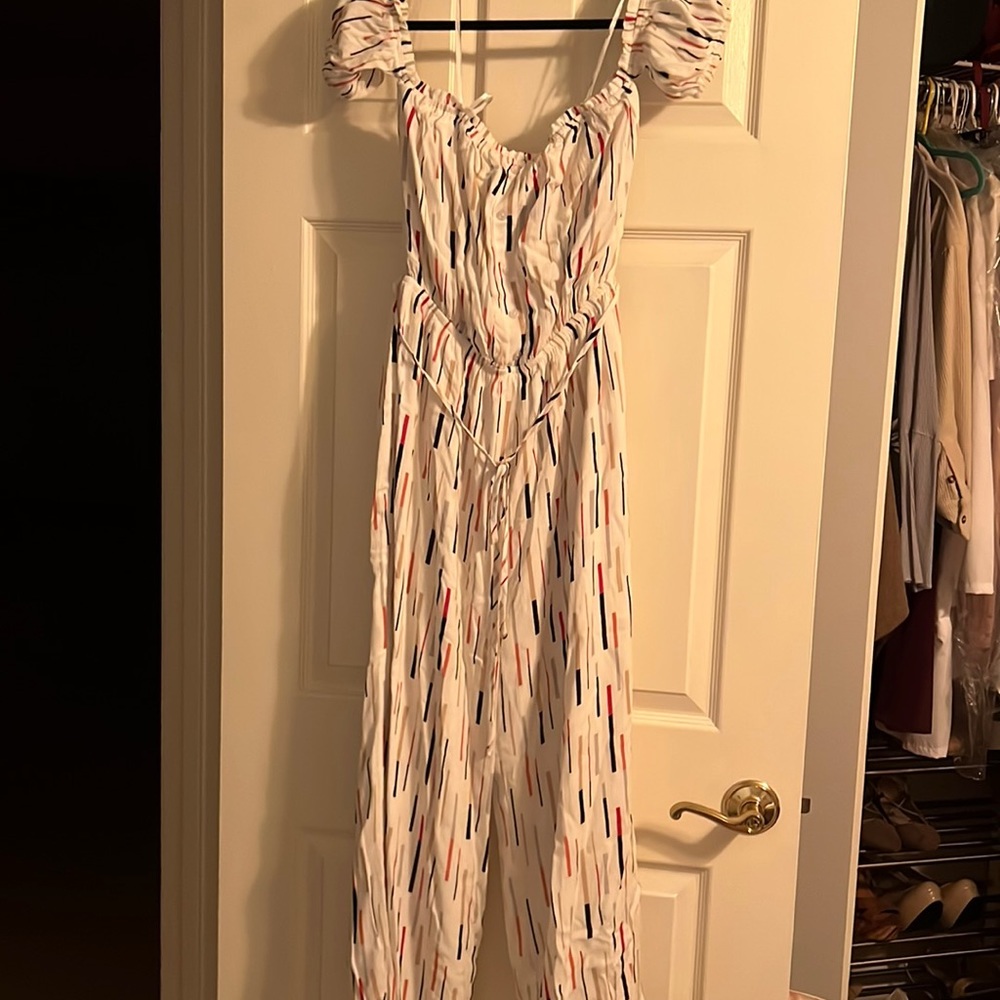 Lulu’s Maxi Off-the-Shoulder Jumpsuit
